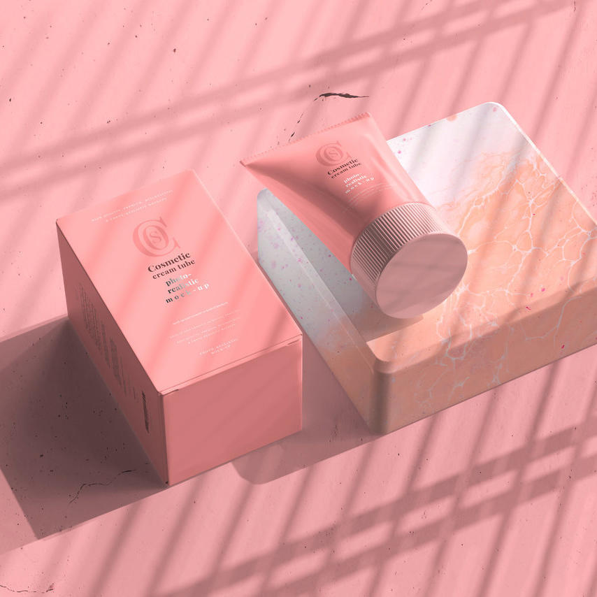 化妆品洗面奶包装样机