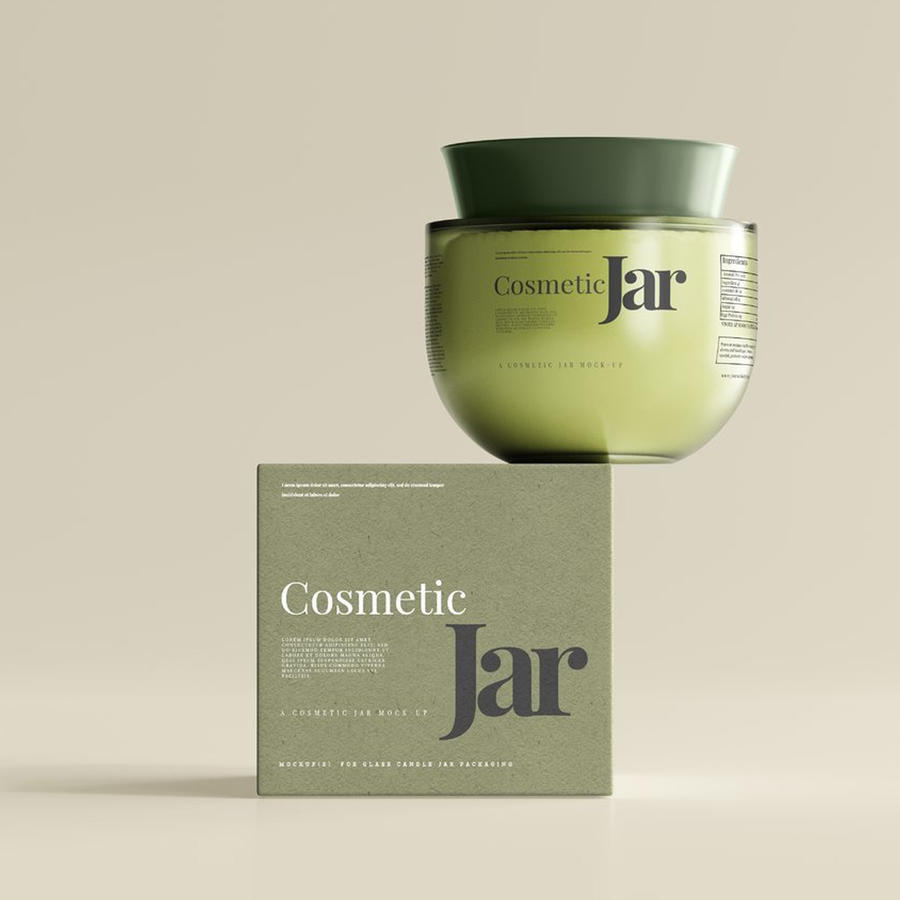 面膜护肤品包装样机