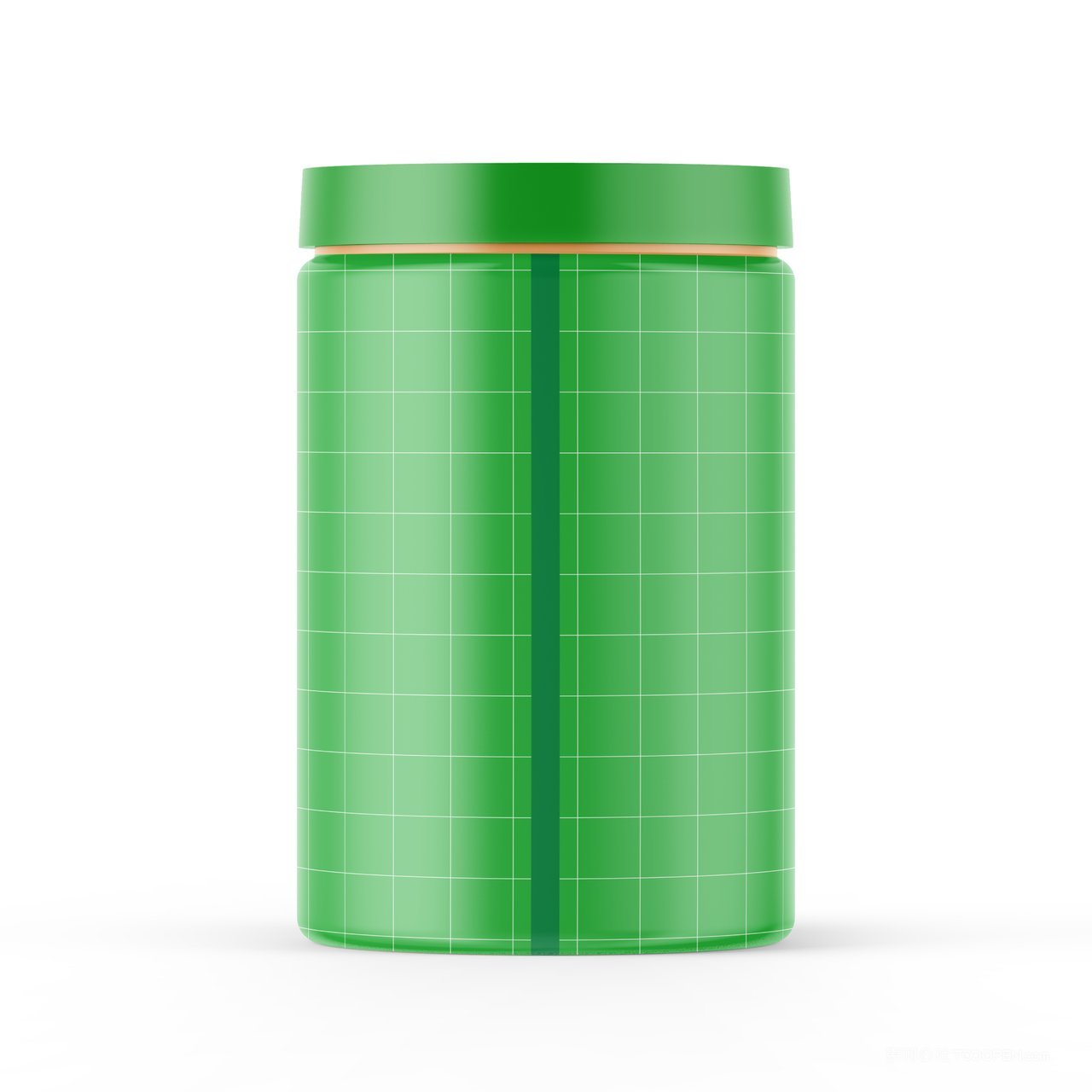 哑光塑料罐样机