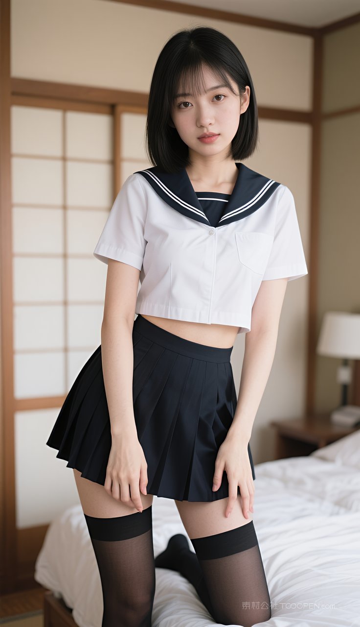 制服短裙美女美腿丝袜少女模特长腿