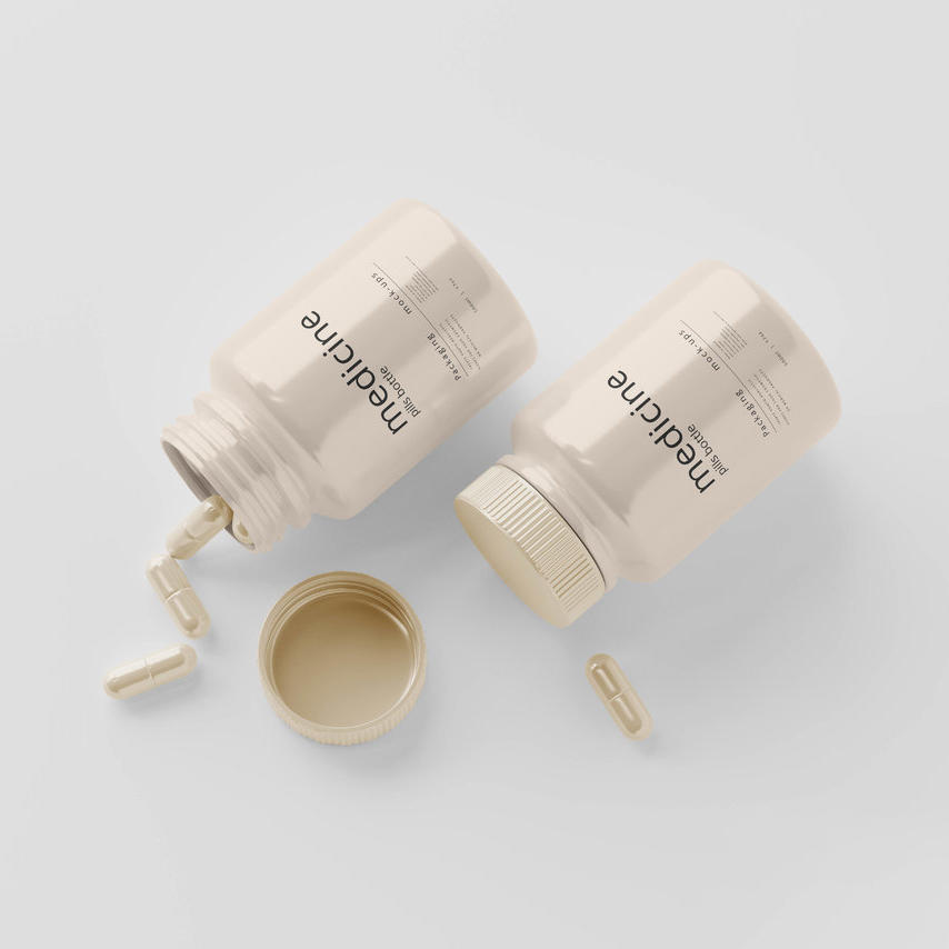 胶囊塑料瓶包装样机