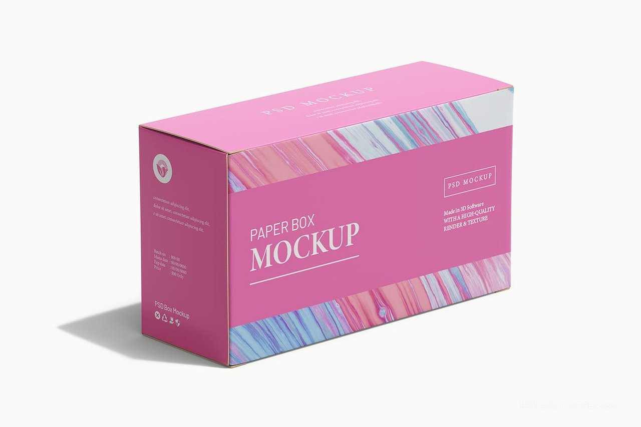 产品包装盒样机