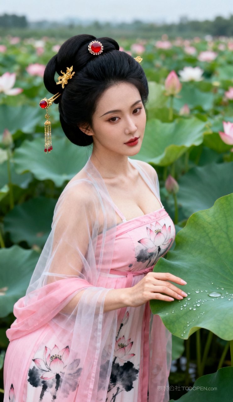 美女少女美艳国风古风大胸汉服妩媚性感