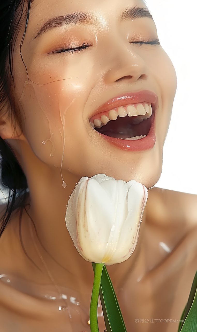 彩妆美容魅力优美美女清纯活力时尚少女