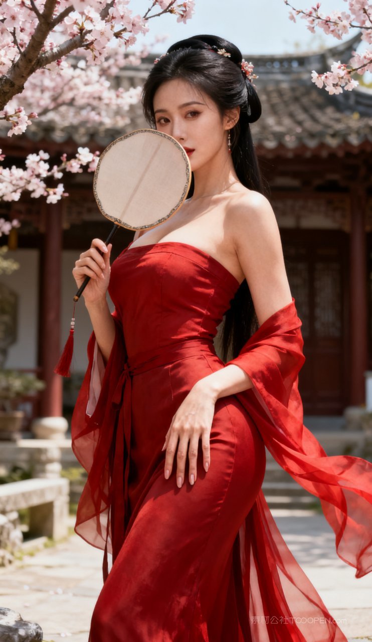 古风妩媚大胸性感汉服美女美艳