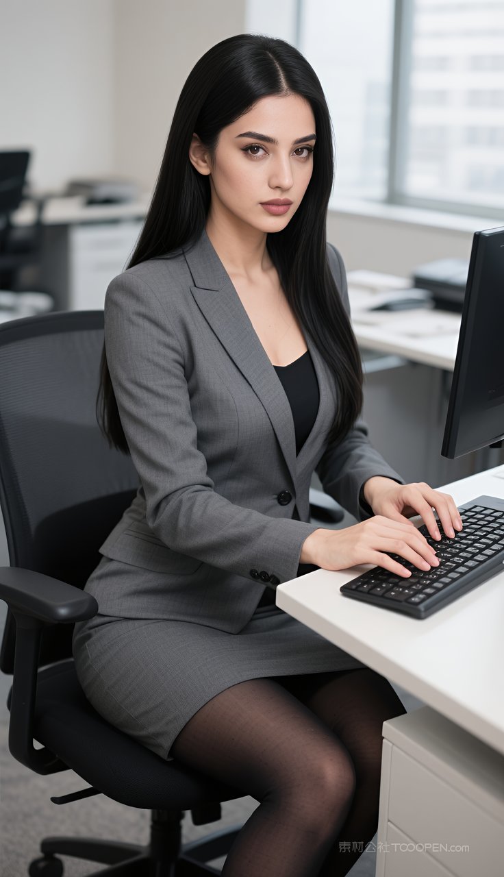 制服丝袜美女模特短裙长腿