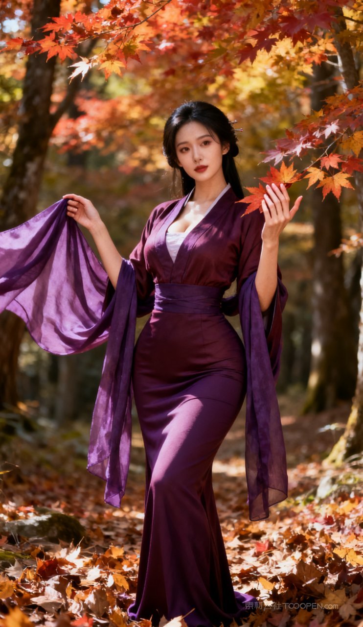 古风汉服美艳性感大胸妩媚美女