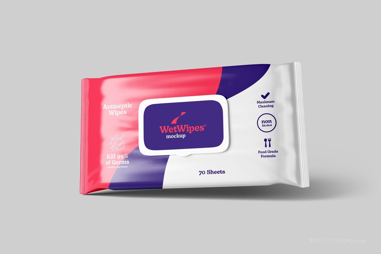 湿巾湿纸巾样机