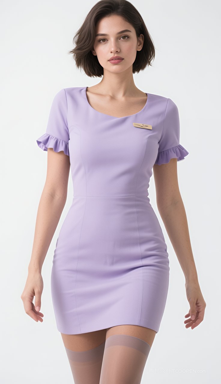 丝袜长腿性感美女模特美腿欧美短裙