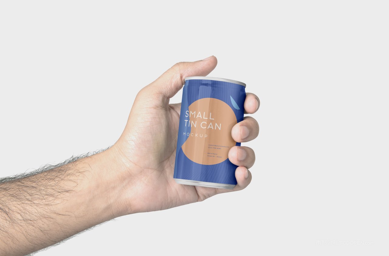 饮料易拉罐样机素材