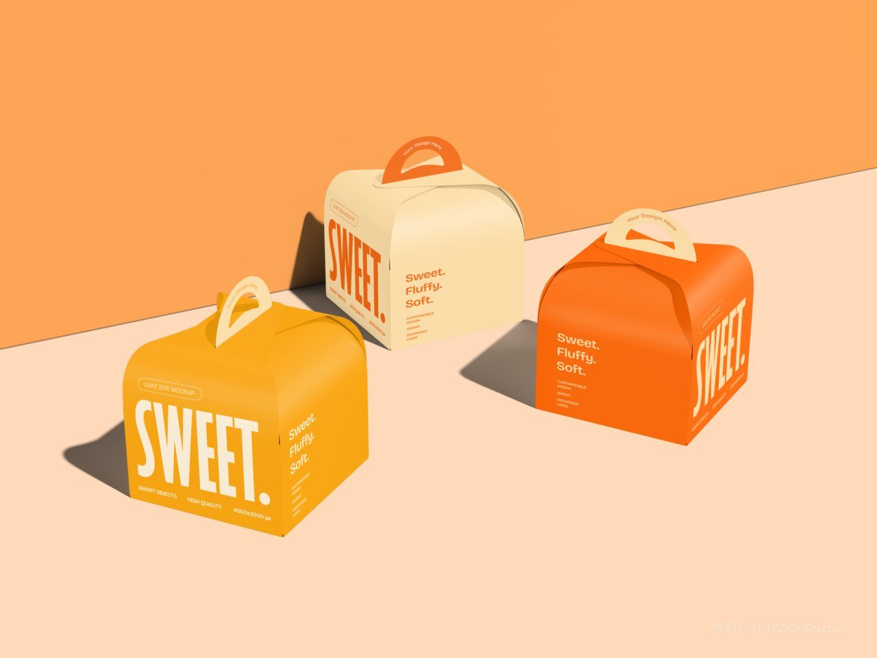 外卖盒包装样机