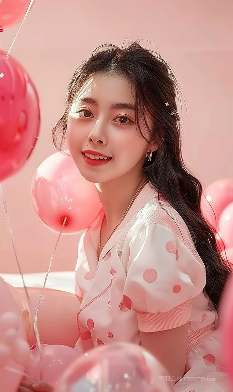 美容时尚魅力清纯美女彩妆少女优美活力