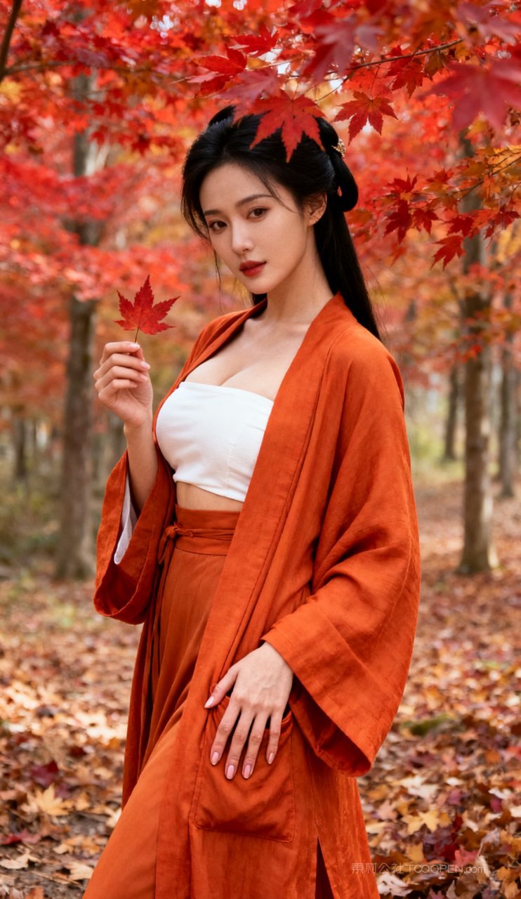 美艳丰腴写真美女女性性感汉服古风