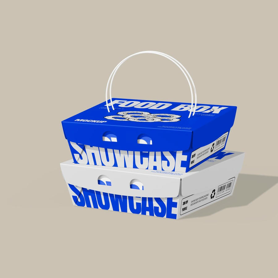 食物盒包装样机