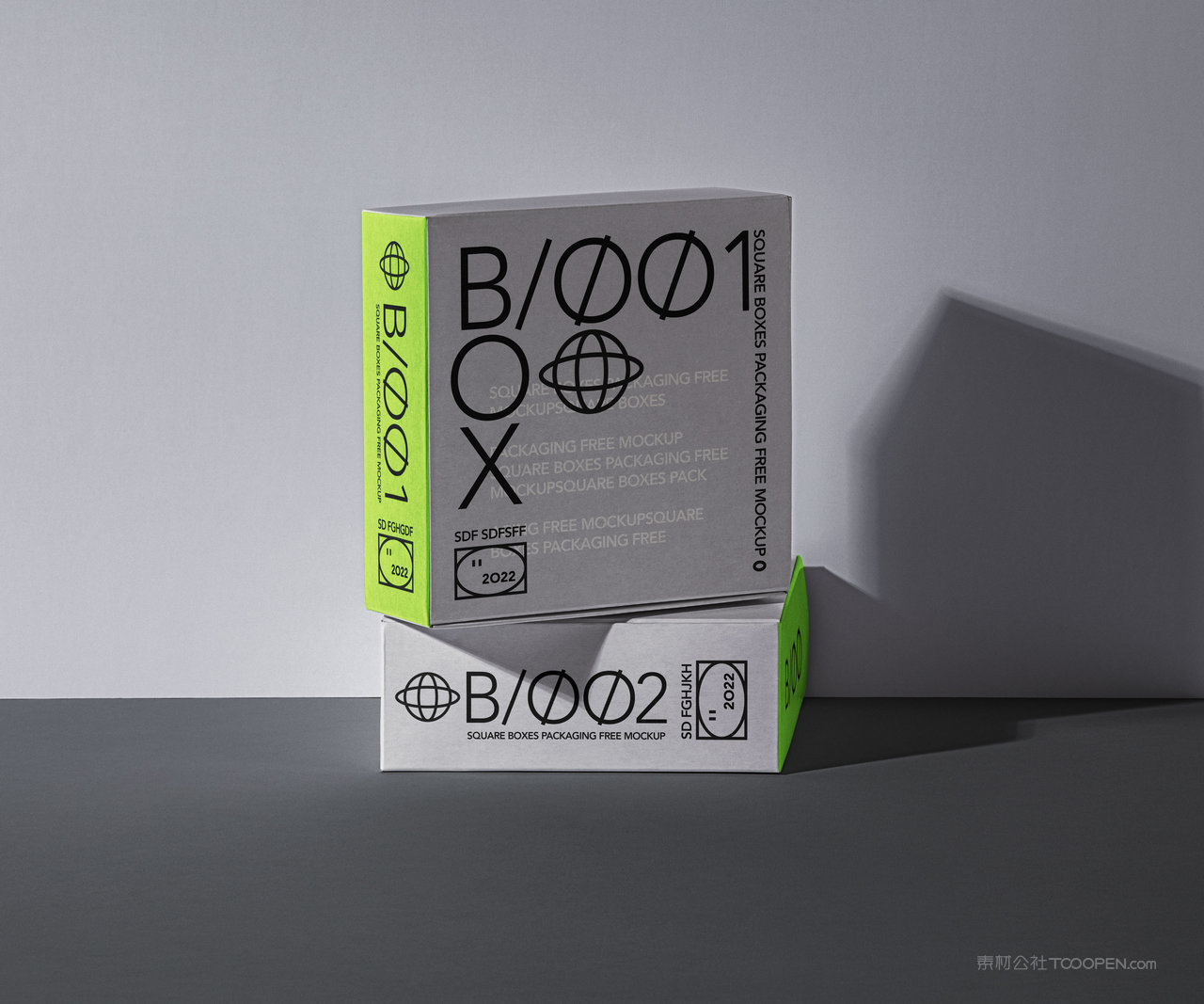 盒子样机效果图展示纸盒