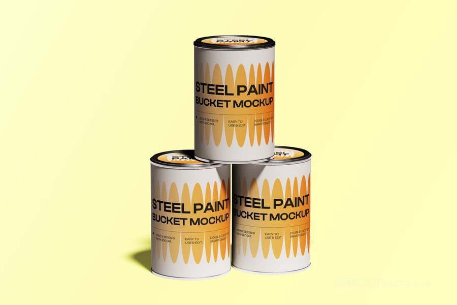 油漆桶包装样机