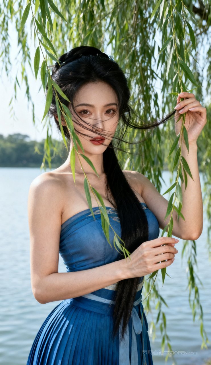 古风女性丰腴汉服摄影性感美艳美女