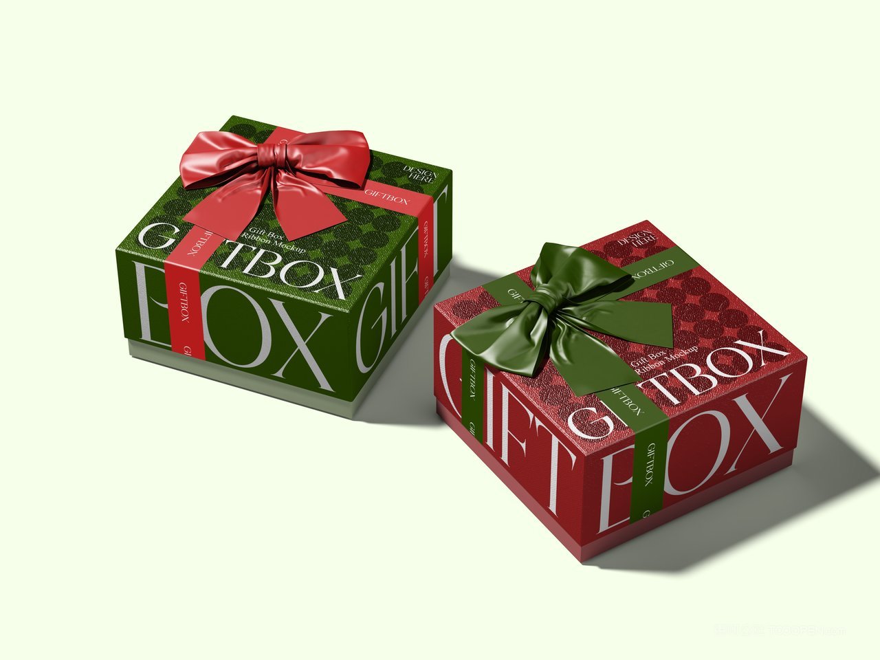 礼品盒包装样机