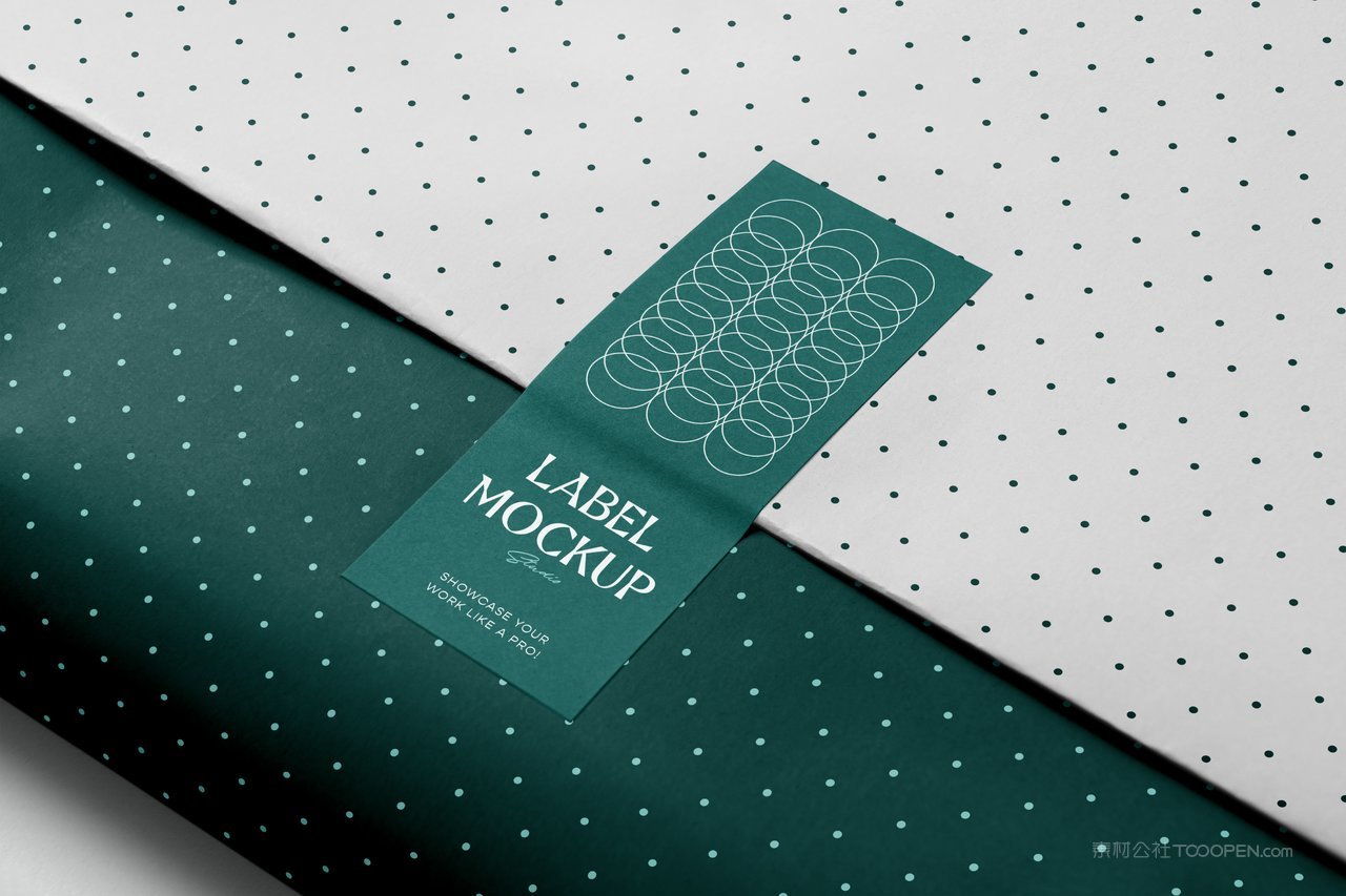 高档包装纸样机包装纸包装封口贴样机