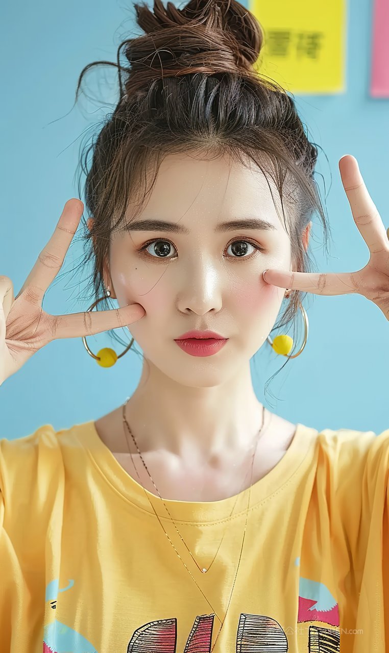 美女清纯青春高清时尚魅力美白