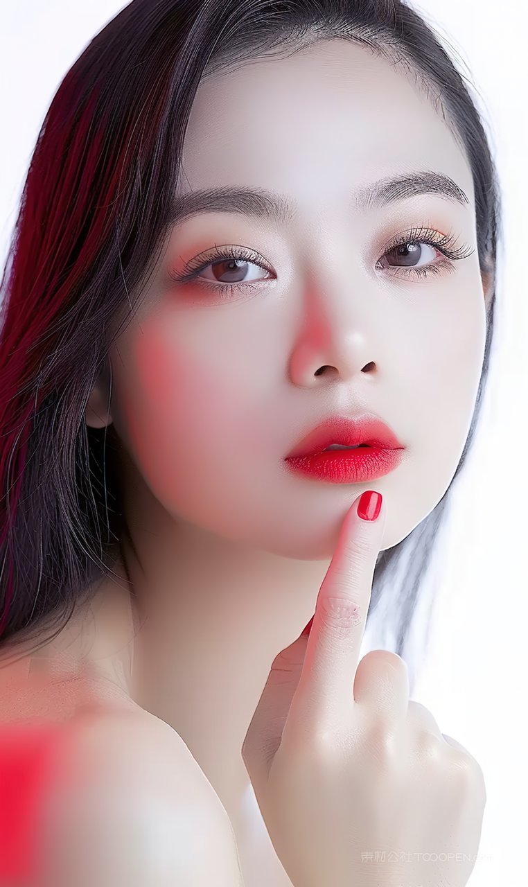 美容时尚魅力彩妆美女优美清纯