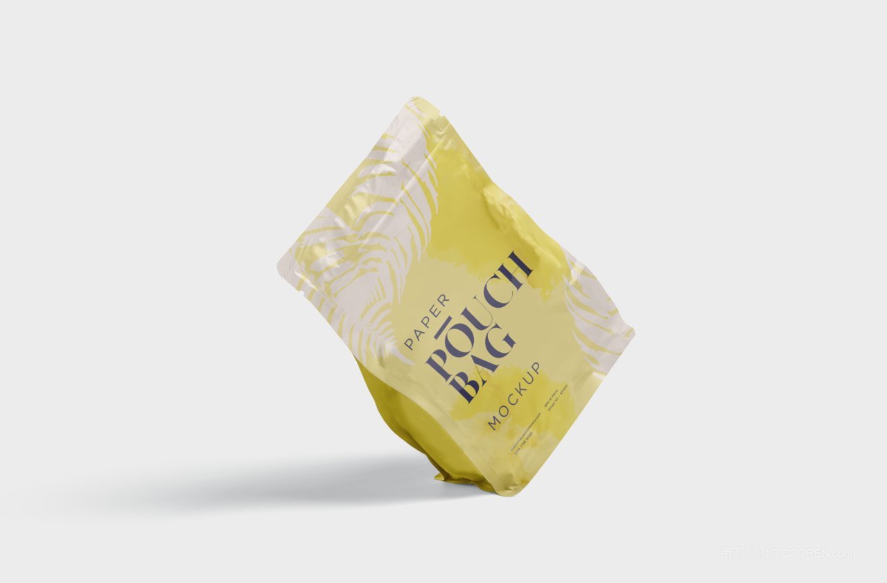 食品塑料包装样机psd模板