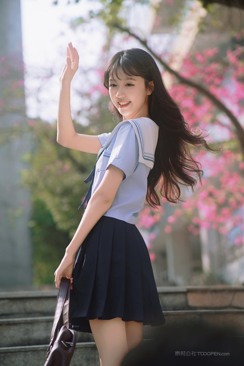 清纯校花高清图片