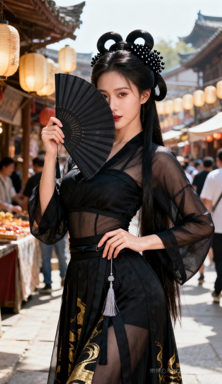 丰腴性感汉服古风女性美艳美女摄影