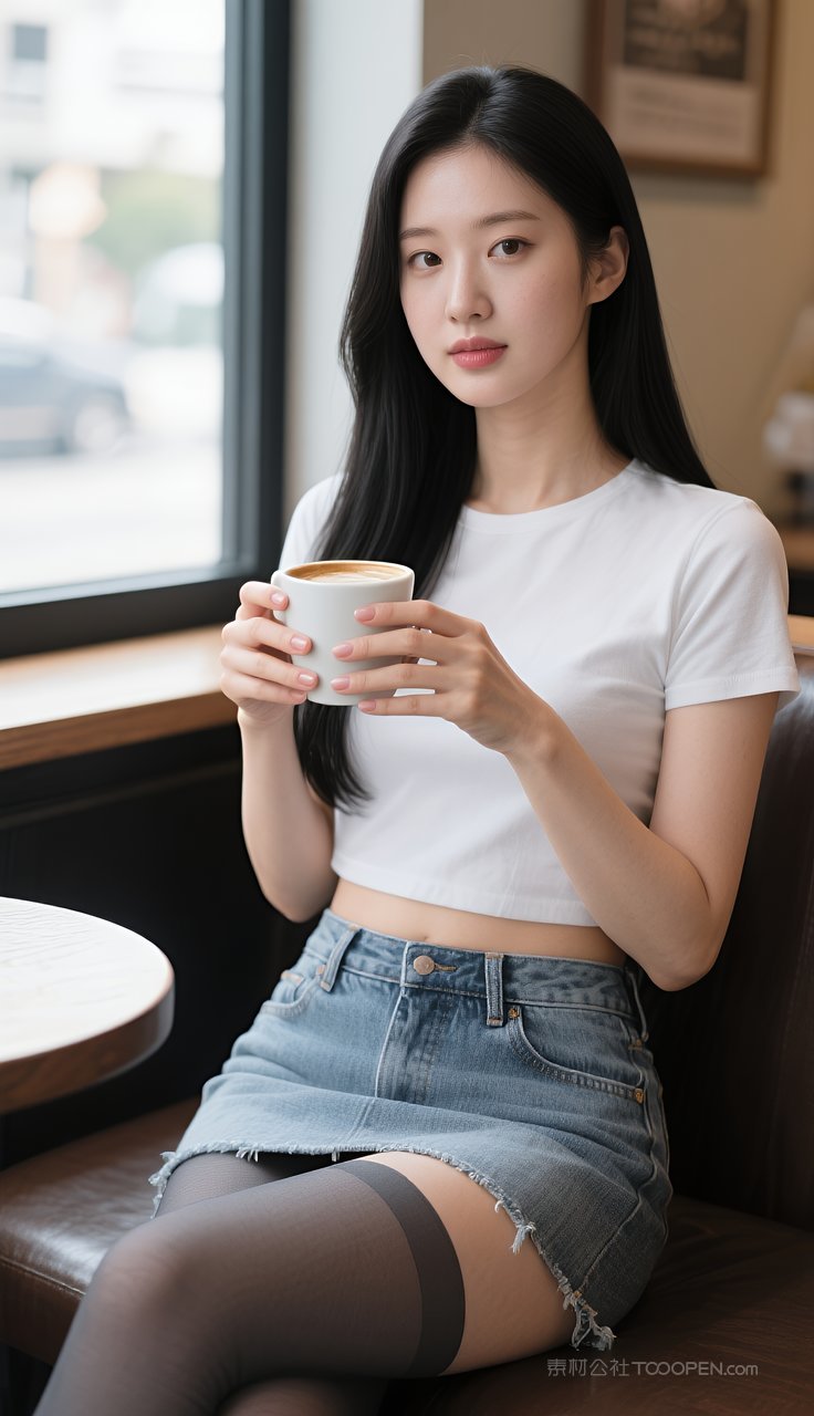 短裙长腿美女模特性感美艳写真迷人丝袜