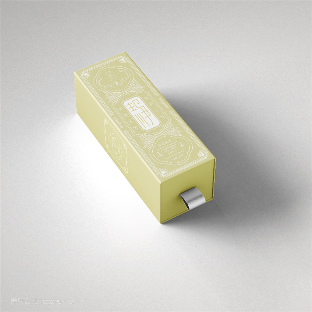 礼品盒立体礼盒礼包手绘小清新风格PSD样机