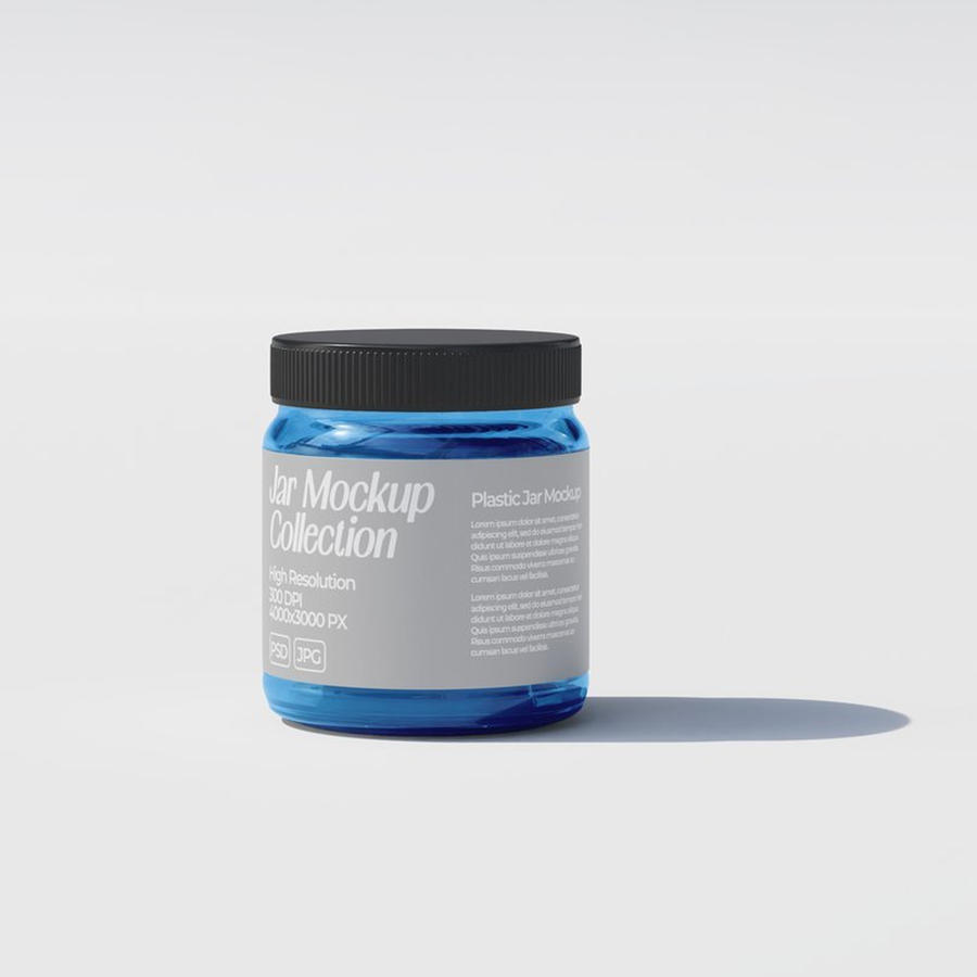 塑料罐包装样机