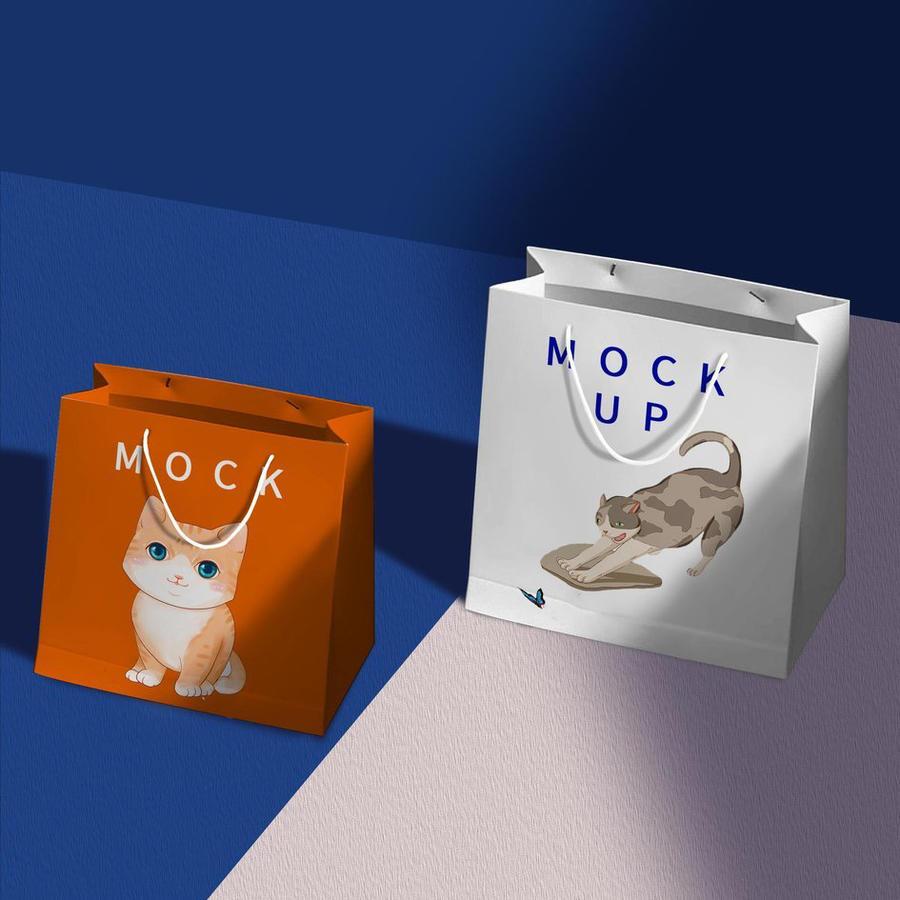 手提袋礼品袋样机