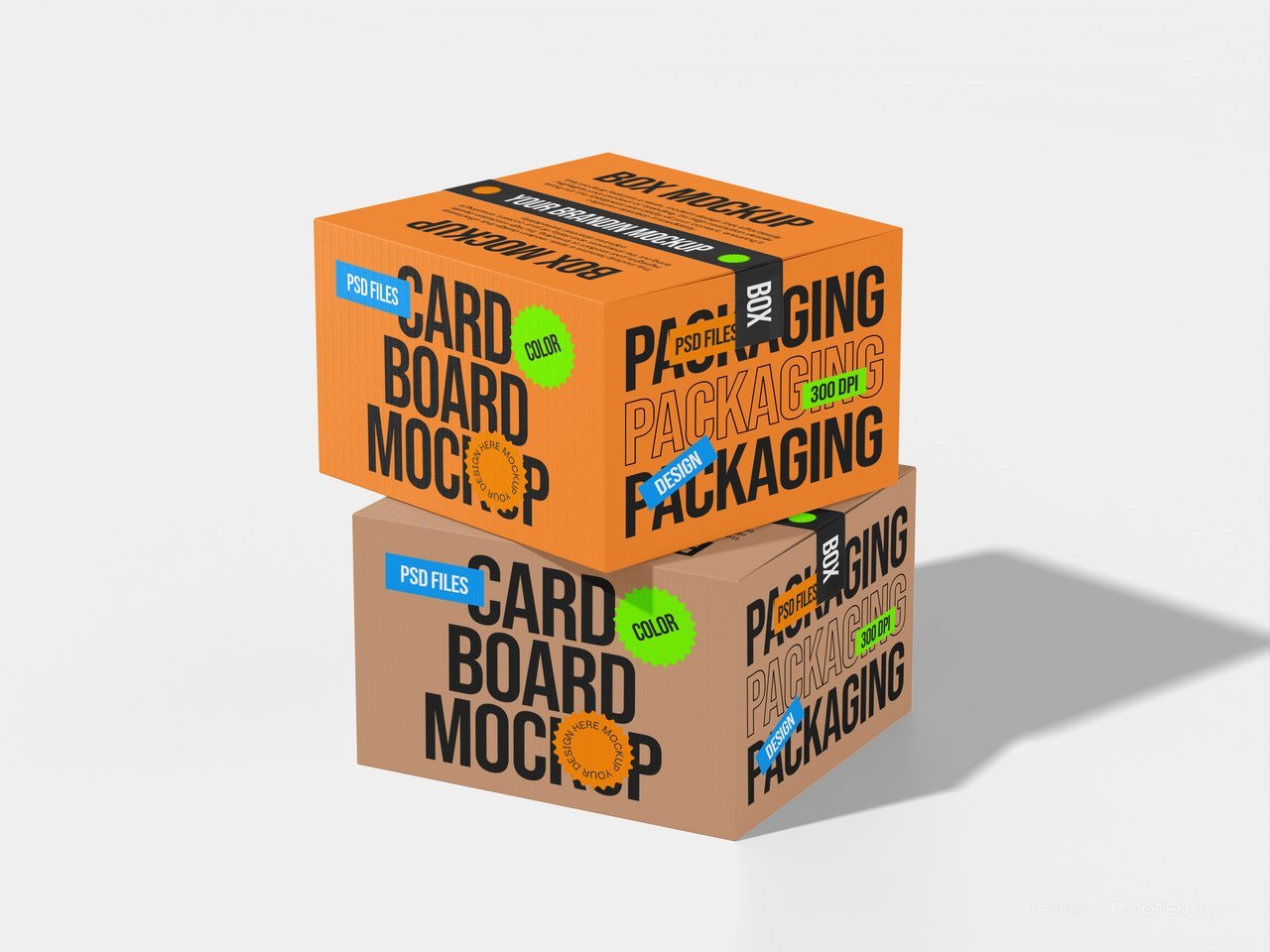 纸板箱包装样机