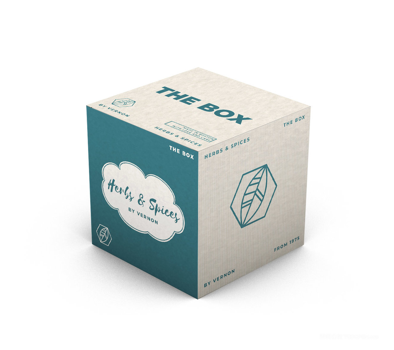 方形纸箱盒样机