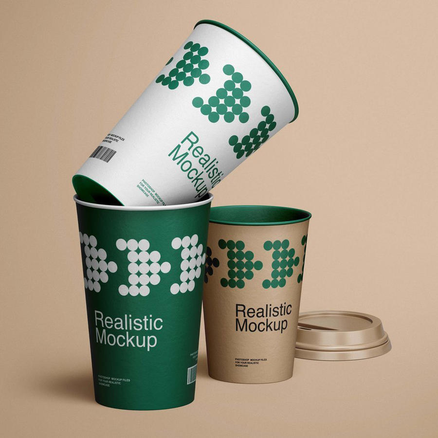 外卖咖啡纸杯样机