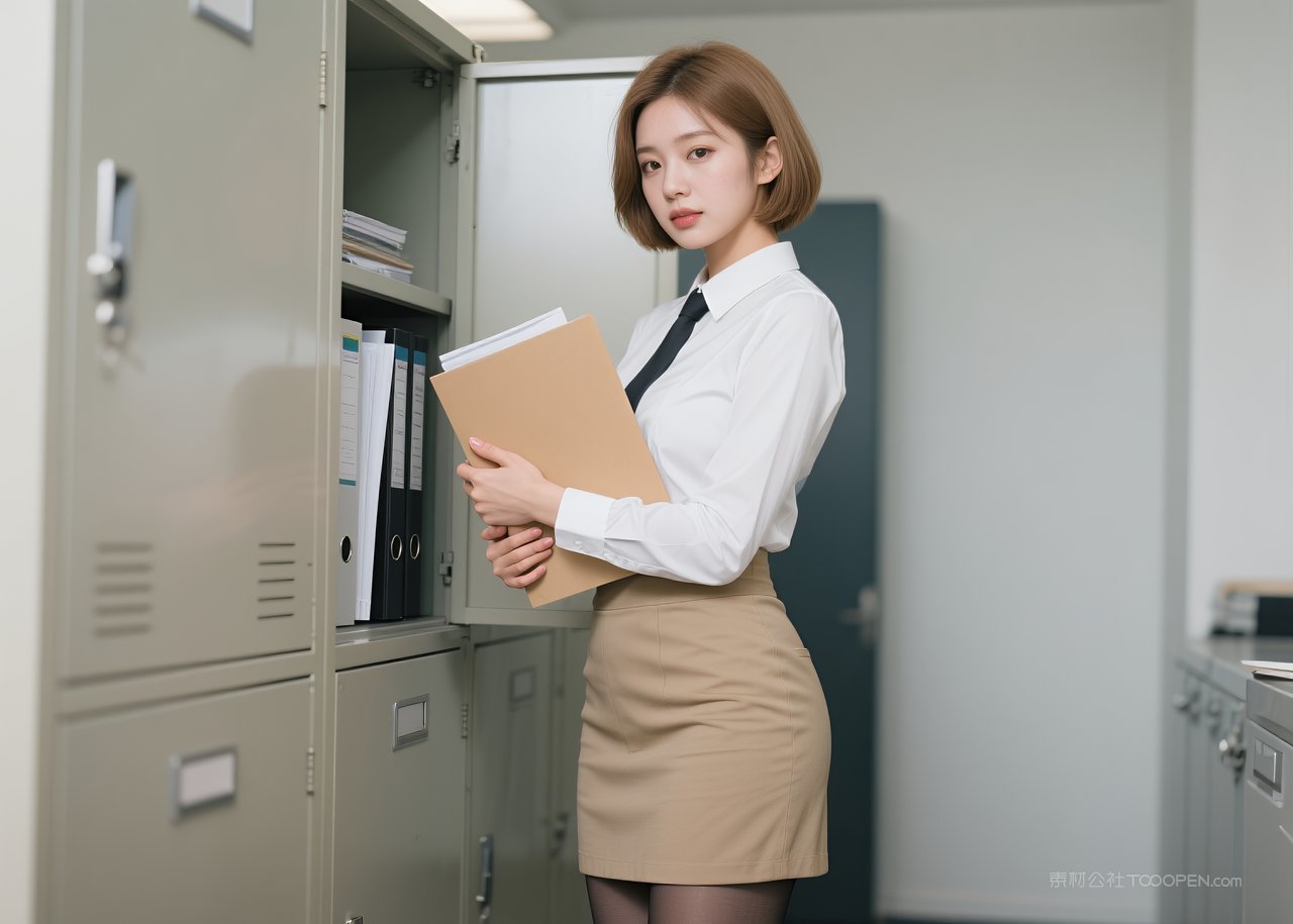 丝袜美腿美女女性短裙性感模特职业