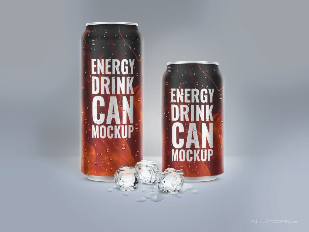 酒水饮料易拉罐样机psd