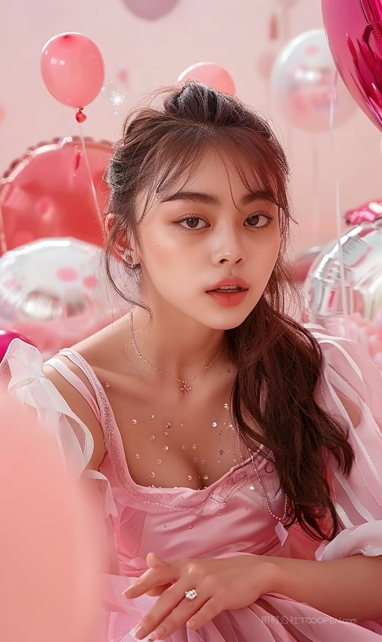 女性迷人彩妆美白魅力美女清纯少女