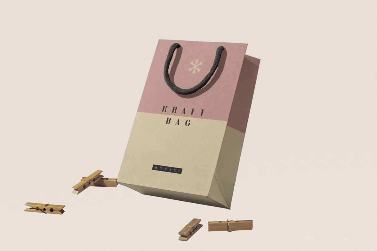 纸袋购物袋样机