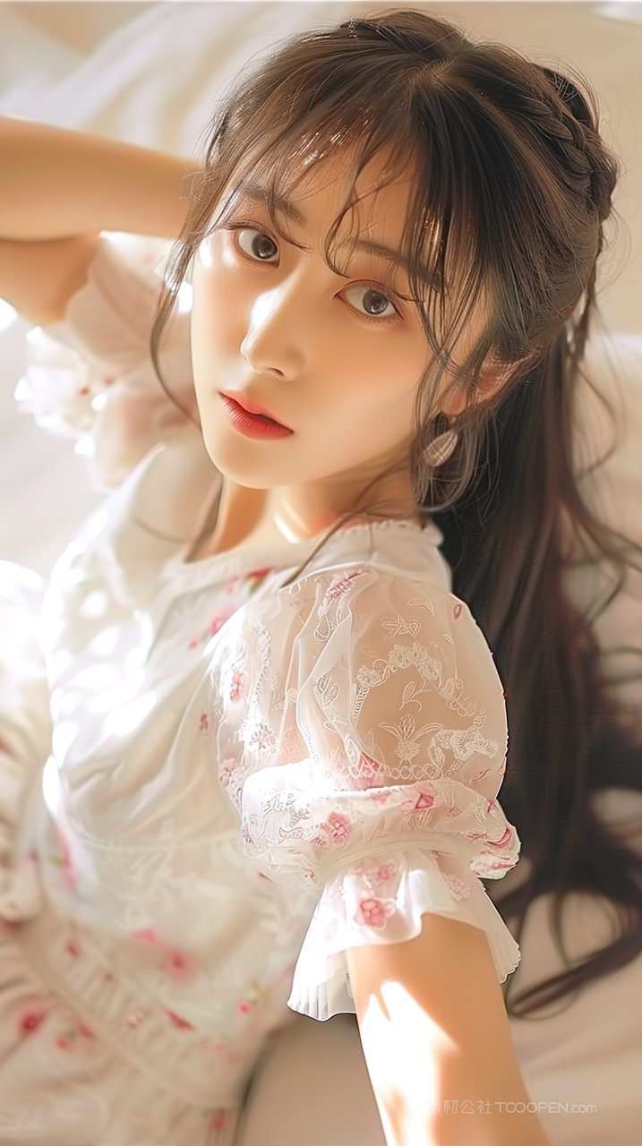 写真清纯年轻模特少女年轻美女