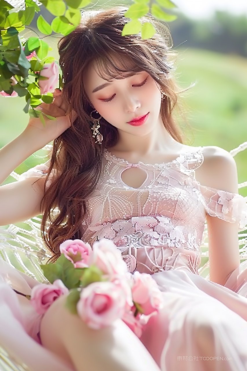 美女年轻女性青春活力优美优雅