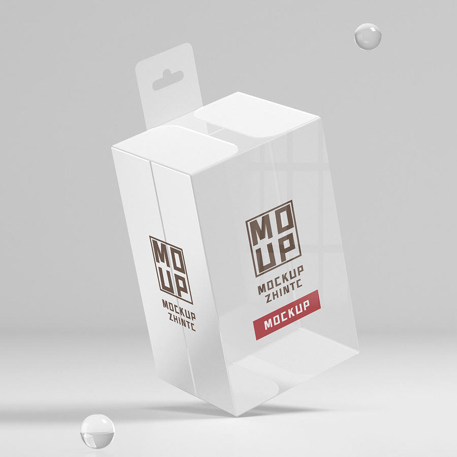 透明包装盒样机