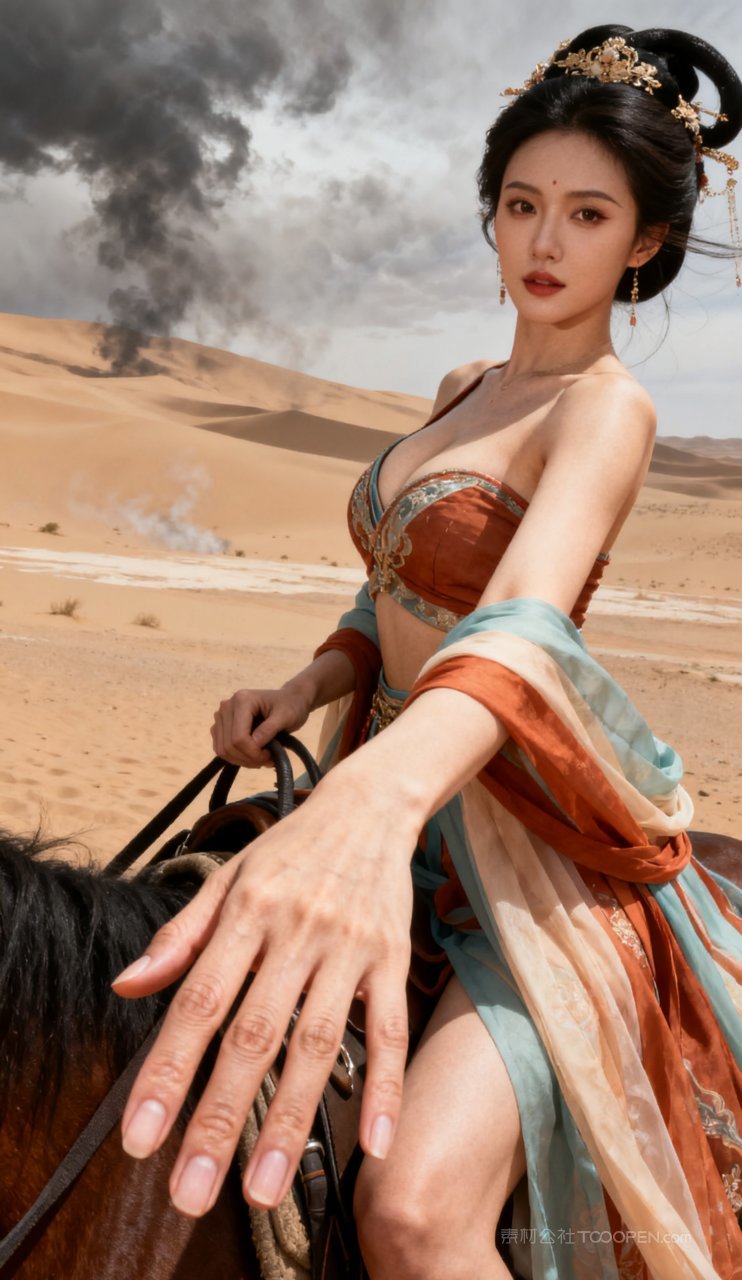 美艳汉服古风丰腴性感女性美女写真