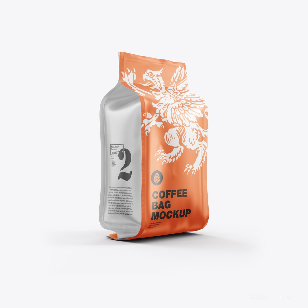 金属箔纸咖啡袋样机