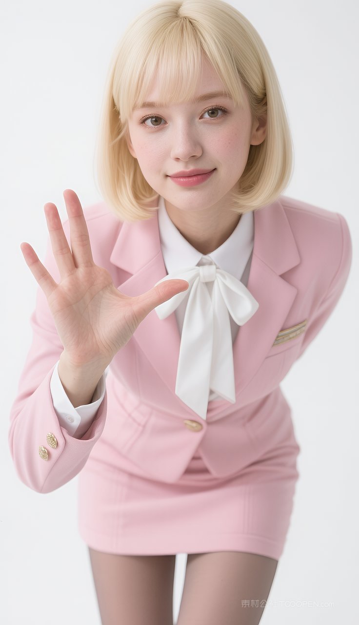 欧美丝袜短裙少女空姐美女性感制服长腿