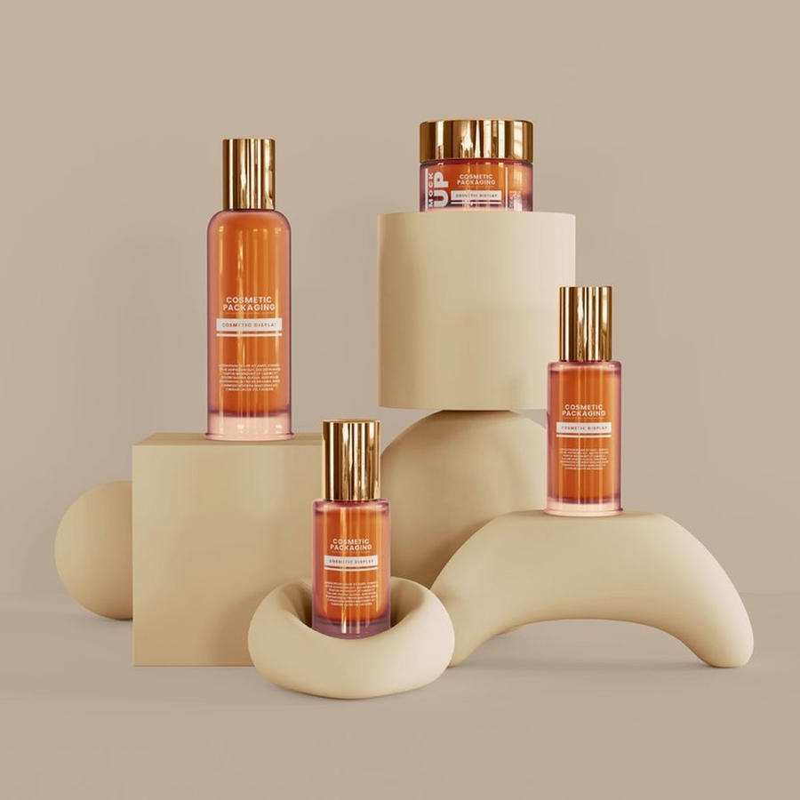 化妆品护肤品展示样机