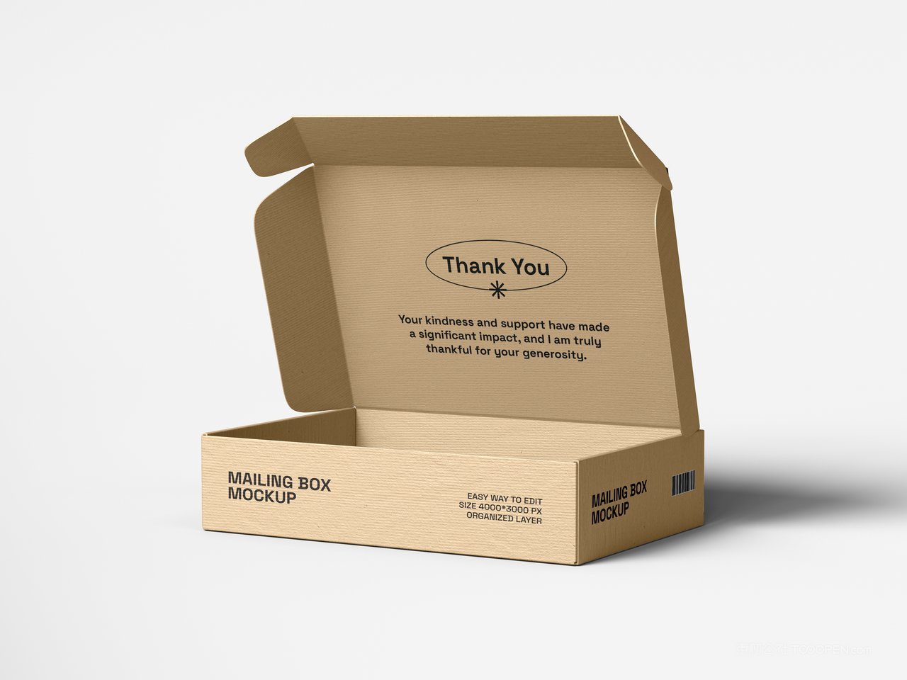 牛皮纸包装盒样机