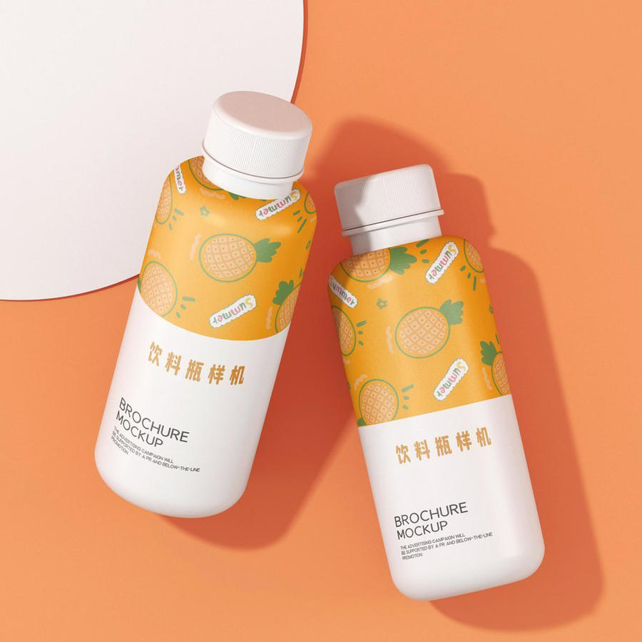 饮料果汁瓶样机