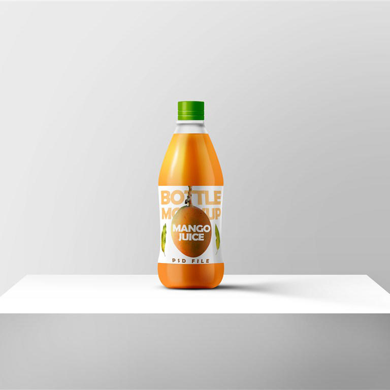 果汁饮料瓶子产品包装高端样机