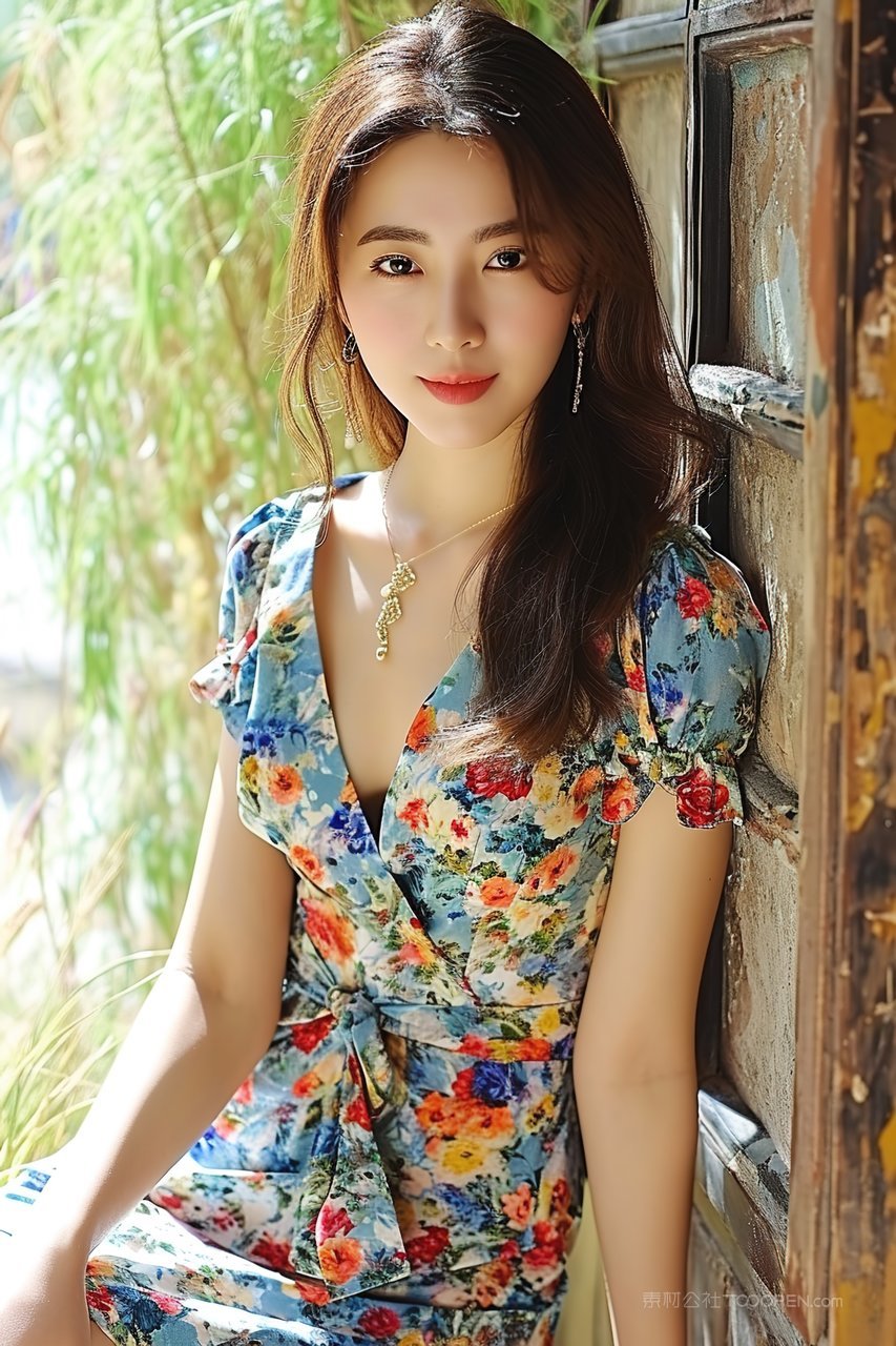 时尚摄影盛装魅力潮流清纯美女女性优美